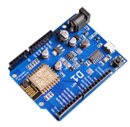 WeMos D1 WiFi Arduino UNO board ESP8266 Arduino IDE
