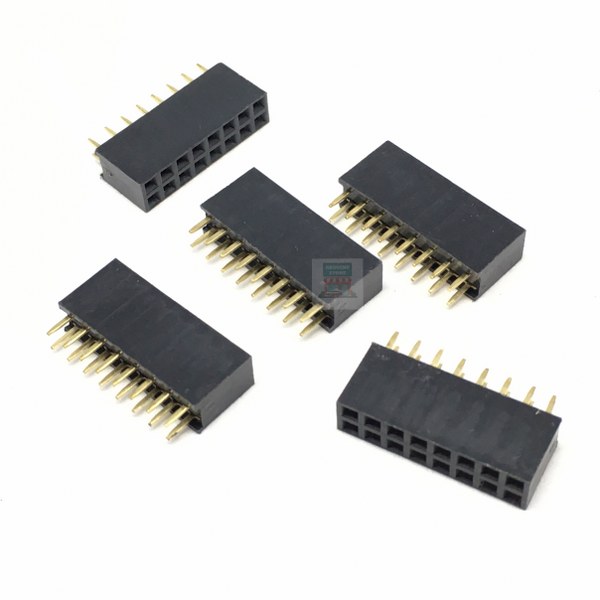 2.54mm 2x8 F Pin 5pcs