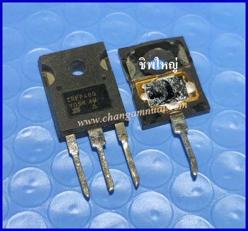 IRFP460 IRFP460A IRFP460LC MOSFET N-CHANEL 500V20A TO-247 ถอดมือสอง ชิพใหญ่