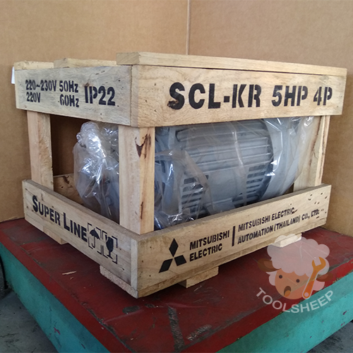 มอเตอร์ mitsubishi SCL-KR ขนาด 5HP (4P)
