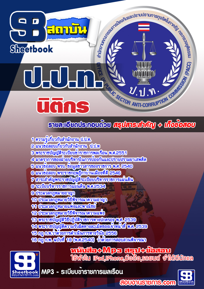 ข้อสอบนิติกร สำนักงาน ป.ป.ท.