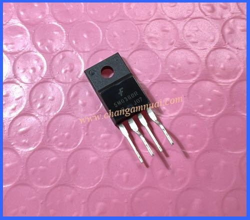 5M0380R IC ภาคจ่ายไฟ TO-220F-4L