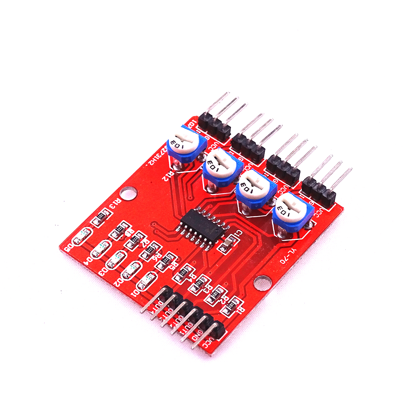 4 Channel Infrared Detector Tracing Sensor Module