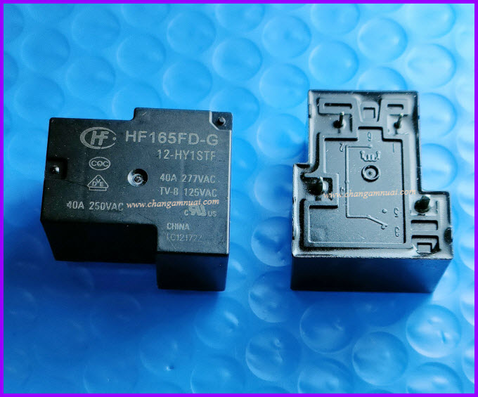 HF165FD-G 12-HY1STF รีเลย์ 12VDC 40A 4ขา สินค้าชิ้นละ