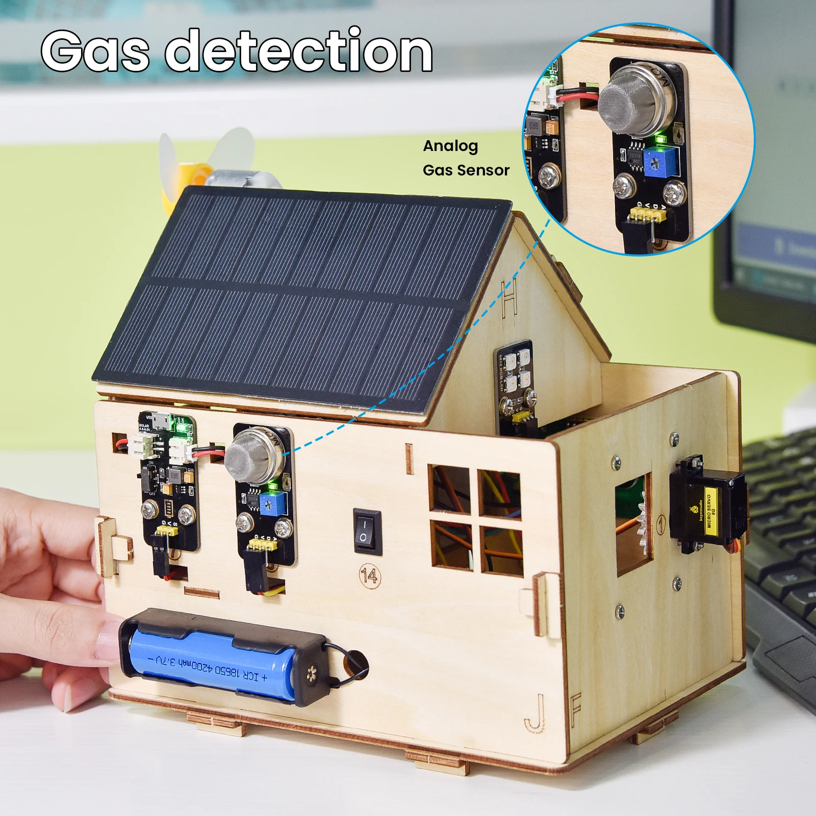 Keyestudio Microbit V2 Starter Kit Smart Home Kit (ชุดเริ่มต้น สมาร์ทโฮม Microbit V2)