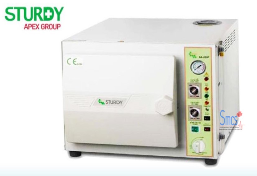 เครื่องนึ่งฆ่าเชื้อด้วยไอน้ำชนิดแนวนอน ( Autoclave ) รุ่น SA-252F ยี่ห้อ Sturdy