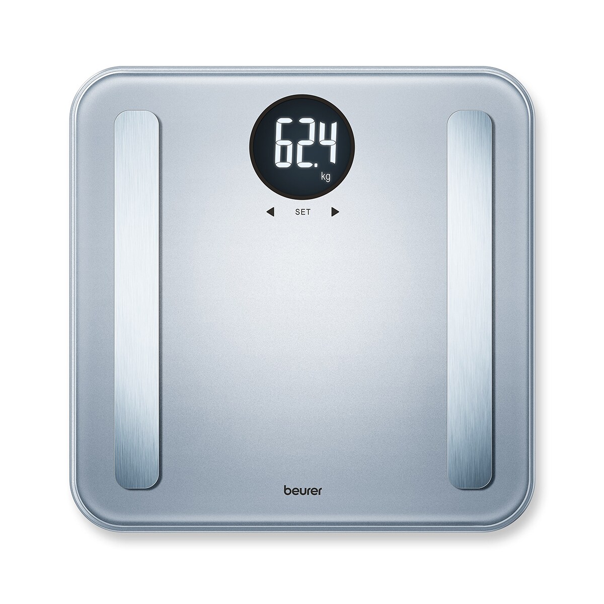 เครื่องชั่งน้ำหนัก และวัดมวลกาย BEURER รุ่น BF 198 สีเงิน