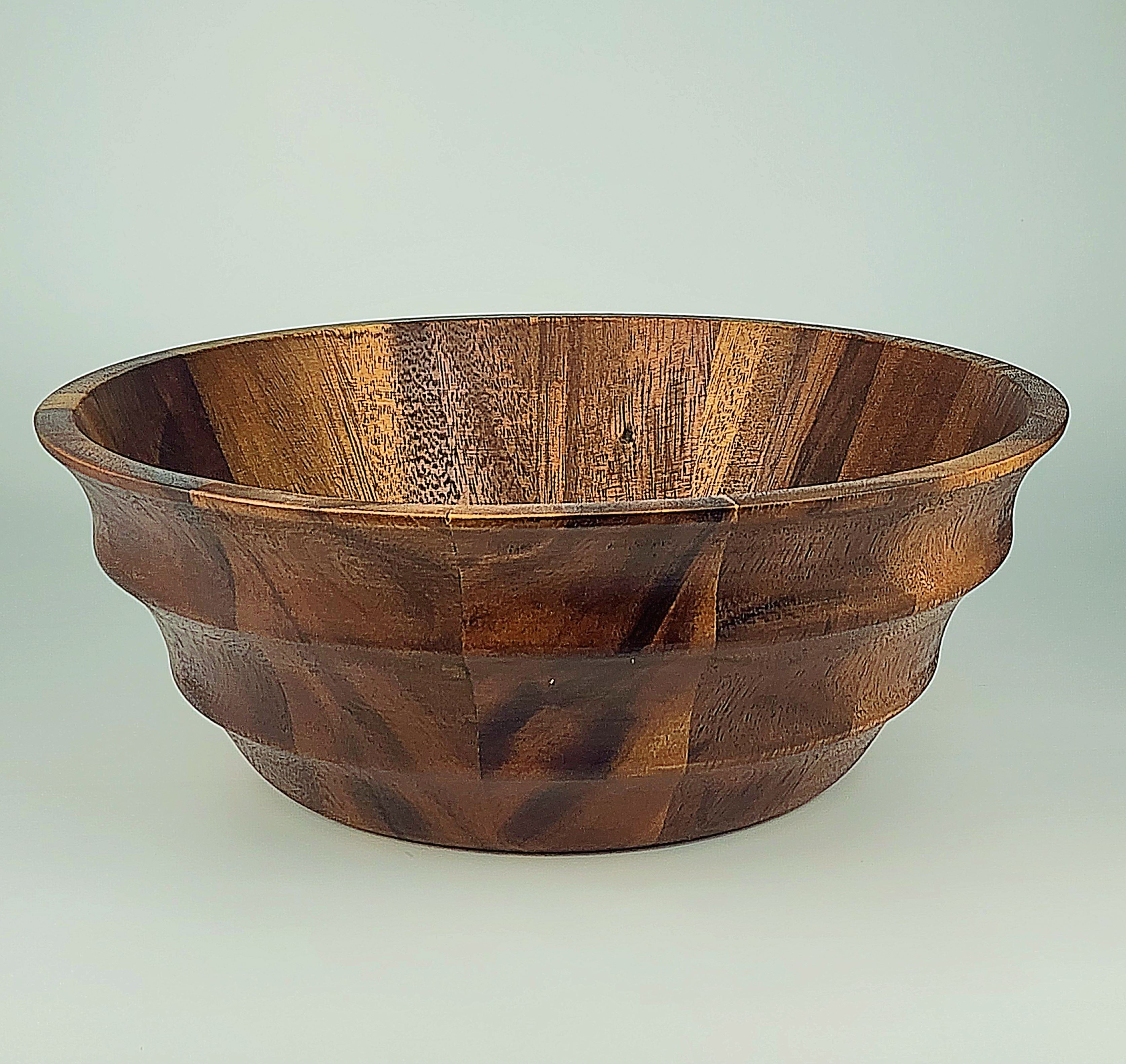 MINIWOOD ชาม โบล์ ไม้จามจุรี ขนาดโต 12 นิ้ว