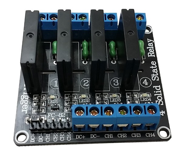 Relay 4 Channel 5V DC Solid State Low Level Trigger