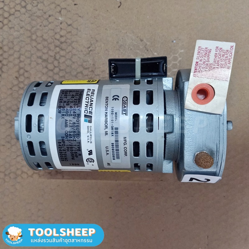 ปั๊มสูญญากาศ Vacuum Pump GAST รุ่น 1032-101G-618X