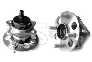 ลูกปืนดุมล้อ (หลัง) TOYOTA YARIS 1.5 /07-13 4 สกรู , NEW VIOS 2008 (NCP81-91)