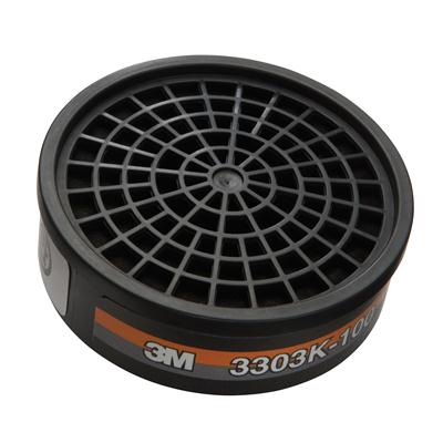3M™ ตลับกรองไอระเหยของสารอินทรีย์และกรดแก๊ส รุ่น 3303K-100