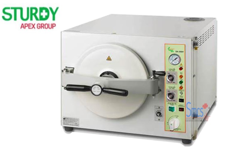 เครื่องนึ่งฆ่าเชื้อด้วยไอน้ำชนิดแนวนอน ( Autoclave ) รุ่น SA-300H ยี่ห้อ Sturdy