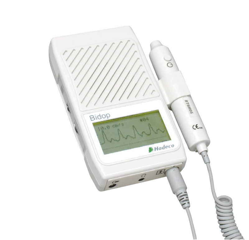 เครื่องฟังเสียงหัวใจทารกในครรภ์ ยี่ห้อ Hadeco รุ่น ES-100V (3.2MHz)