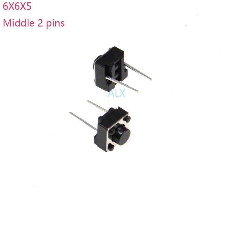 Push Button Switch สวิตช์กดติดปล่อยดับ 2 ขา 6x6x5mm