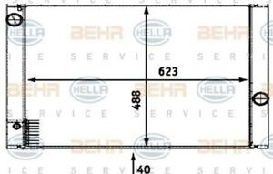 BEHR-P หม้อน้ำ BMW 7(E65,E66) 730i,Li - M54 7(E65,E66) 735i Li, 745i Li, 750i Li - N62