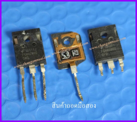 FGH40N60SMD 40N60 600V 40A IGBT ตู้เชื่อม สินค้าถอดมือสอง TO-247 คละขาสั้นยาว