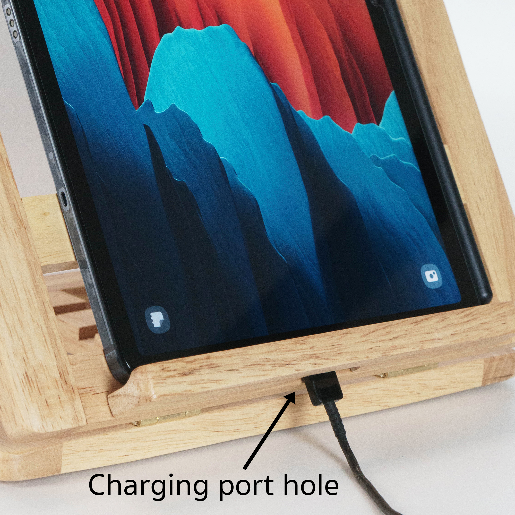 MINIWOOD ขาตั้งแท็บเล็ต ขาตั้งไอแพด ที่วางไอแพด Tablet Stand ผลิตจากไม้