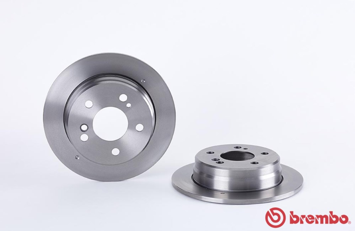 จานเบรค Mercedes-Benz W201 190E 1.8 2.3 2.6 (คู่หลัง) ปี 1992 - 1995 / Brembo