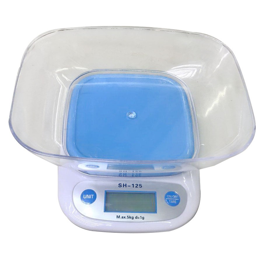 เครื่องชั่งวัตถุ ดิจิตอล รุ่น SH-125 สีฟ้า