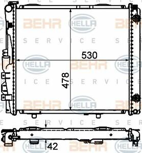BEHR หม้อน้ำ BENZ E(W124) 300E, E280