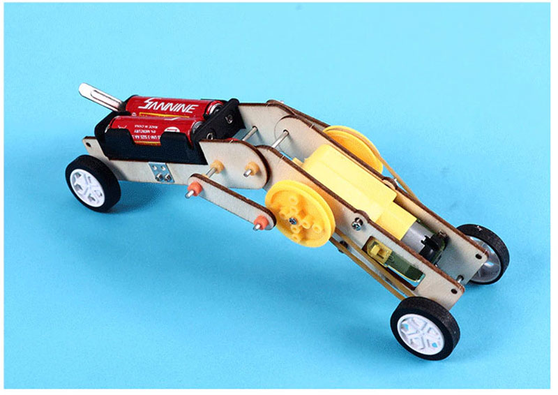 หุ่นยนต์ไม้เดินแบบหนอน Crawling Robot Kits DIY