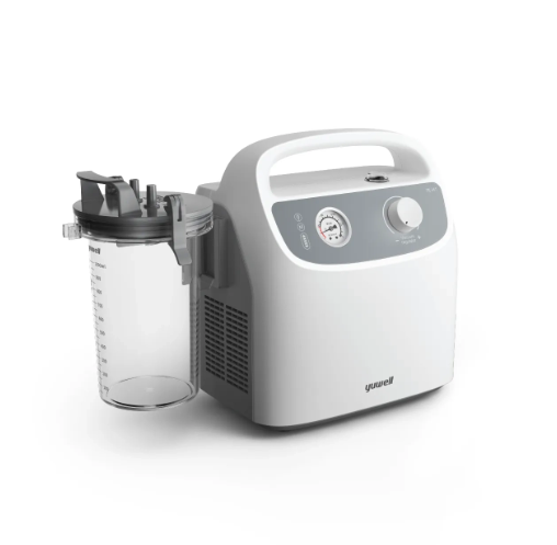 เครื่องดูดเสมหะ รุ่น 7E-G1 ยี่ห้อ YUWELL (ไฟฟ้า 3 ระบบ) แบบพกพา