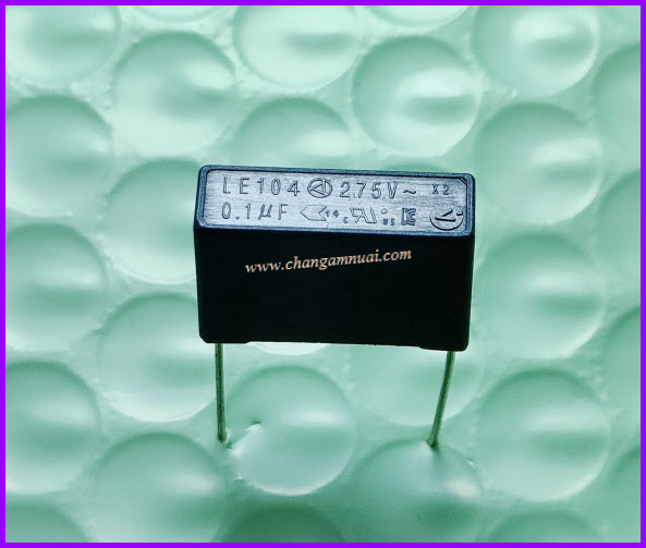 LE104 0.1uf 275VAC คาปา Polypropylene Film ขนาด 17x11 มิล