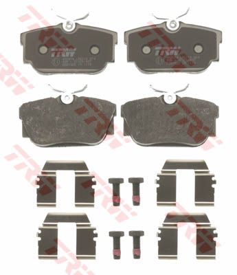ผ้าเบรค TRW ล้อหลัง Volkswagen Caravelle T4 2.5 ปี 1995-1999 COTEC (GDB1325)