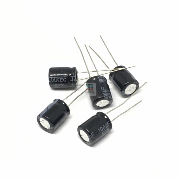C 50V 100uF 5pcs