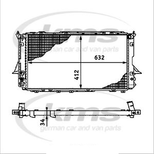 BEHR หม้อน้ำ VAG AUDI A6(C4) 2.4 ปี 1997