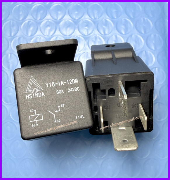 Y16-1A-12DM รีเลย์ 12VDC 80A 4 ขา