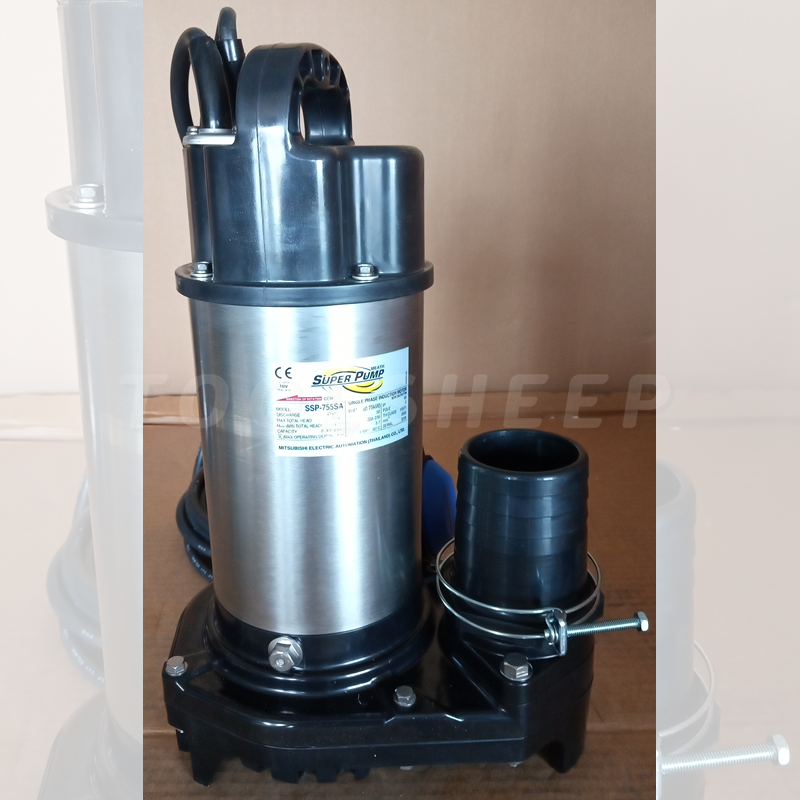 ปั๊มแช่ MITSUBISHI รุ่น SSP Series แบบมีลูกลอย