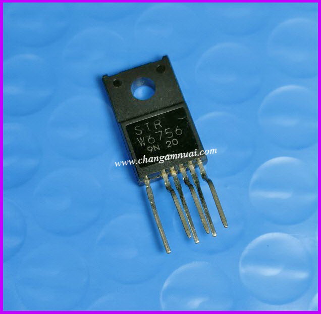STRW6756 IC ขา 6 pin ภาคจ่ายไฟ เกรด A ทดแทน STRX6756 ต้วใหญ่ ขา 7 pin