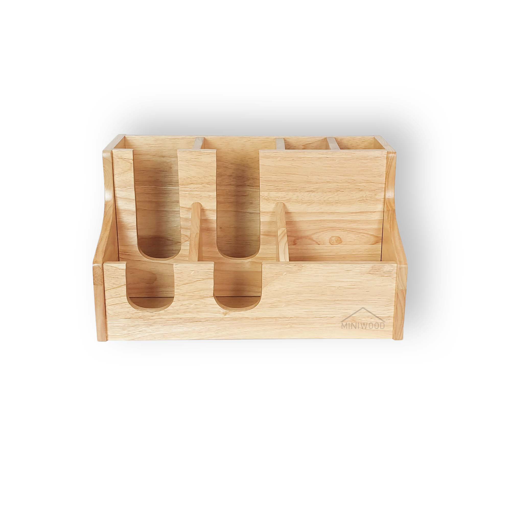 MINIWOODกล่องใส่แก้วใส่หลอด