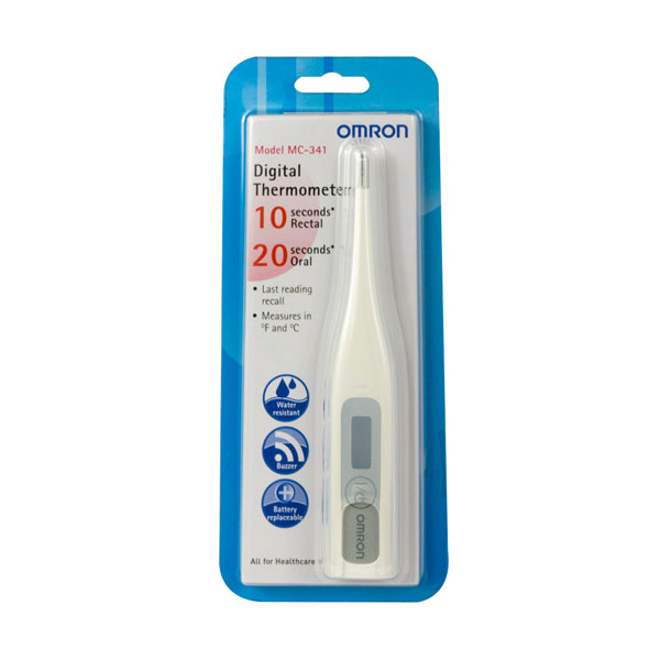 ปรอทวัดไข้ดิจิตอล ยี่ห้อ Omron รุ่น MC-341
