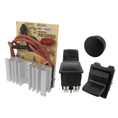 สวิทซ์ และปุ่ม เปิด ปิด หยุด ปรับความเร็ว 3 ชิ้น 9000-028