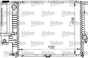VALEO หม้อน้ำ BMW 5(E34) 525i