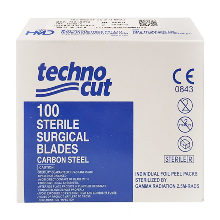 ใบมีดผ่าตัด ยี่ห้อ TECHNO CUT