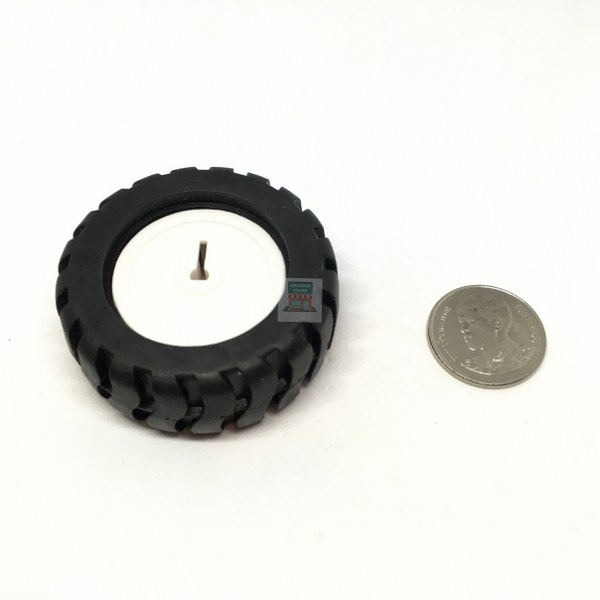 White Rubber Wheel M