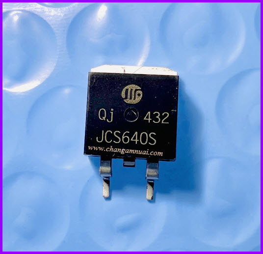 JCS640S 200V 11.4A มอสเฟต TO-263 แปะปริ้นตัวใหญ่