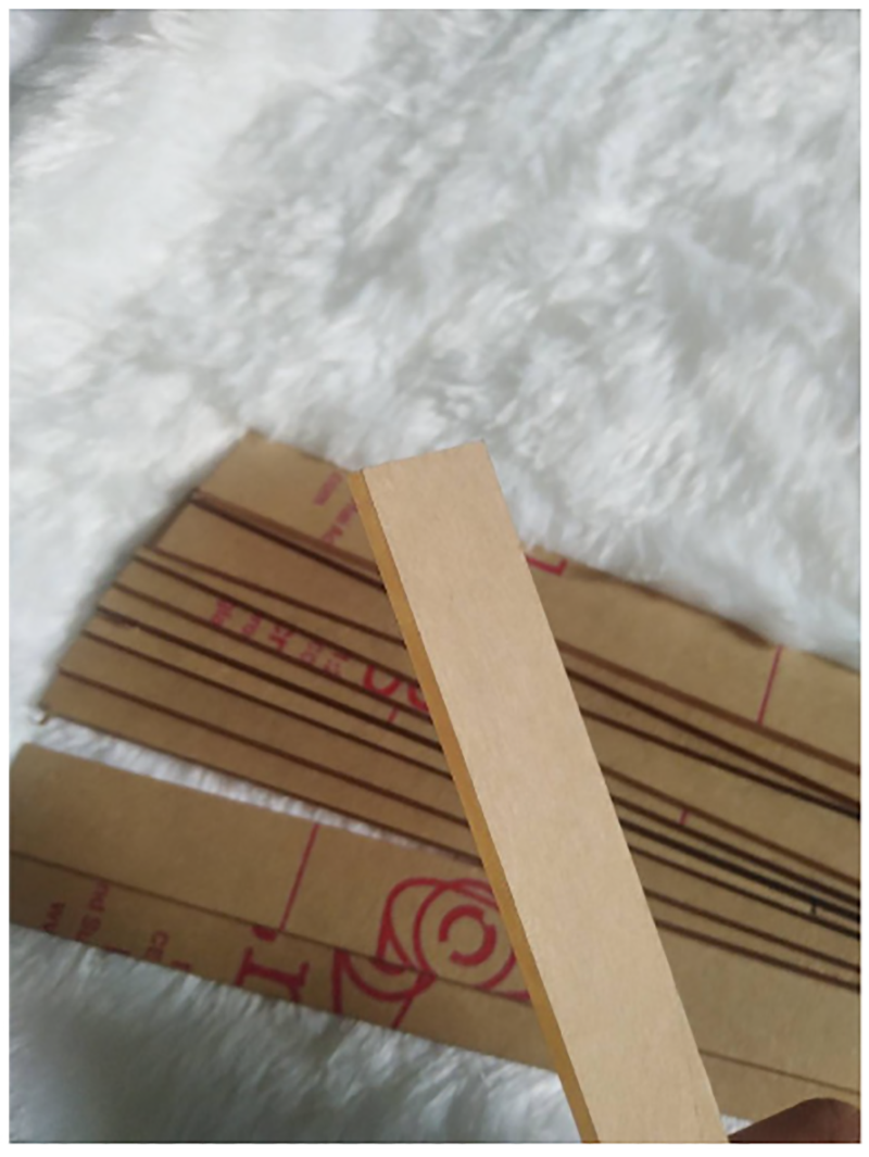 Acrylic Sheet 2.5 x 10 cm Thickness 3 mm