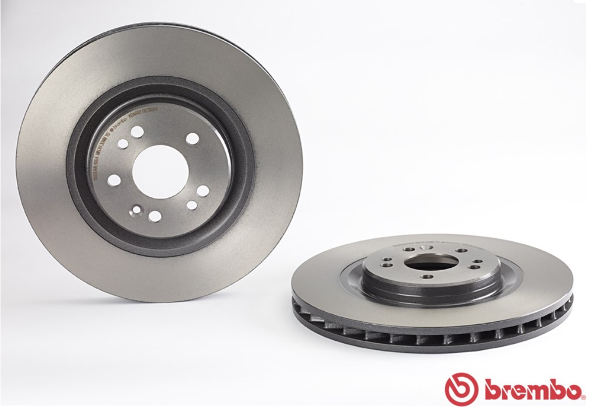 จานเบรค Mercedes-Benz ML-Class W163 350 (คู่หน้า) ปี 2005 - 2006 / Brembo