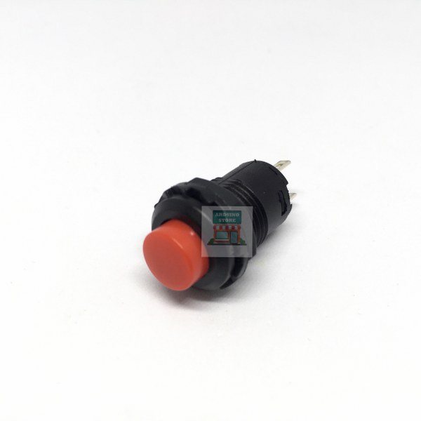 Push Button 12mm Red