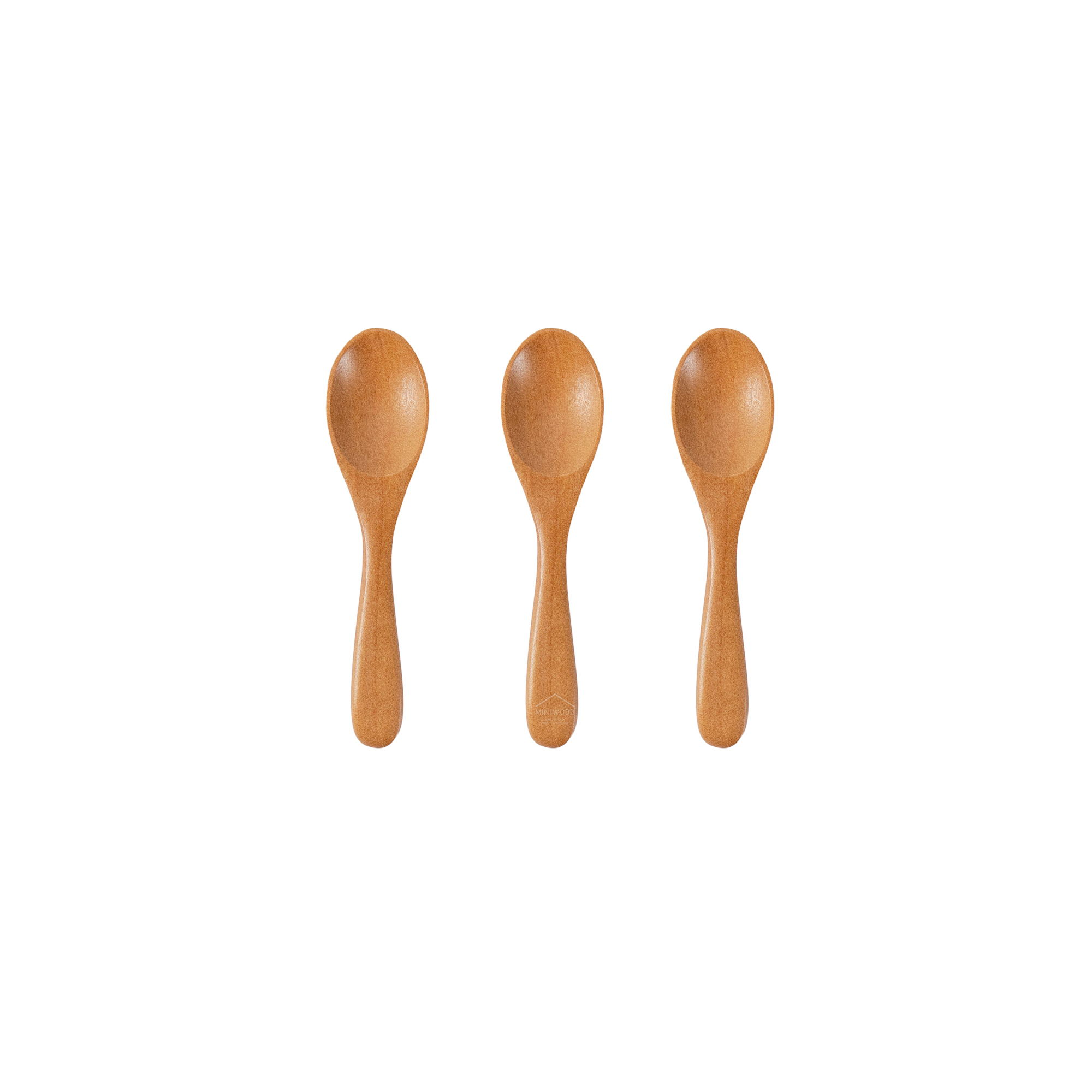 MINIWOOD ช้อนกาแฟ ช้อนไม้ Wooden spoon ขนาด 10 เซนติเมตร