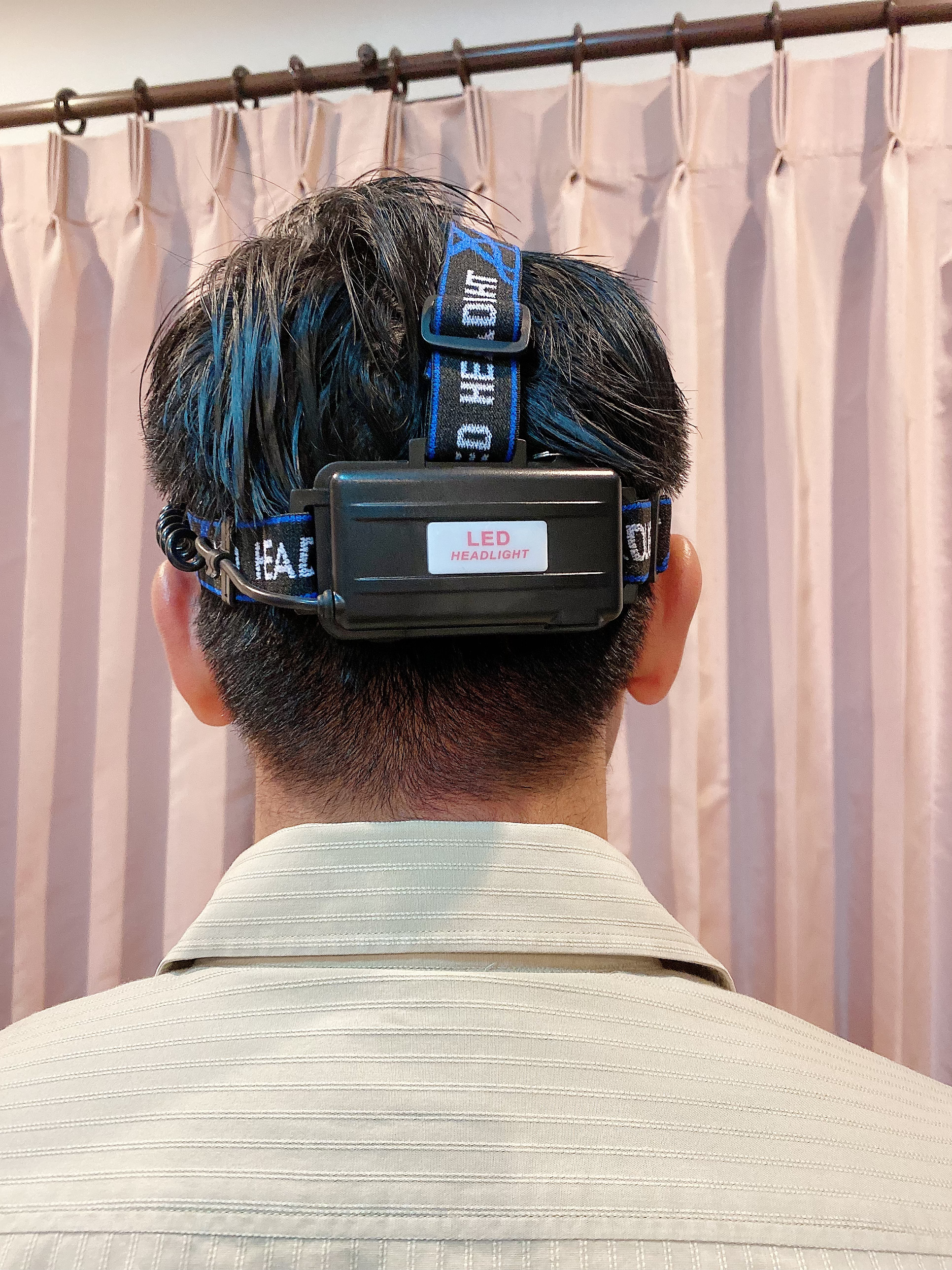 ไฟฉายคาดศรีษะ LED แสงสีขาว ซูมได้ ชาร์จไฟได้ในตัว