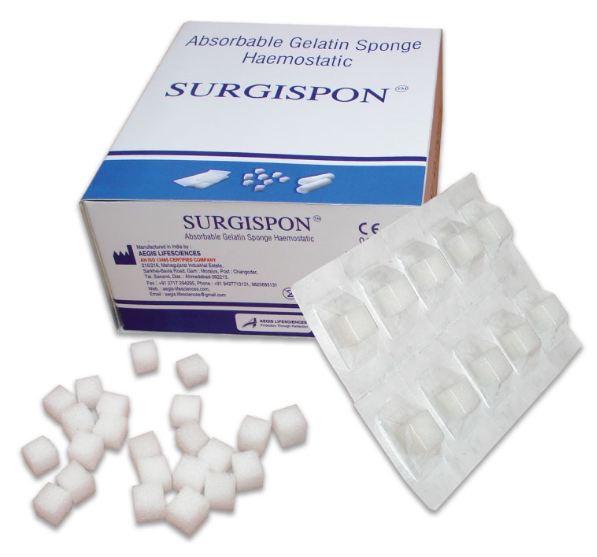Gel foam เจลโฟม ยี่ห้อ Surgispon (32pcs/pack)