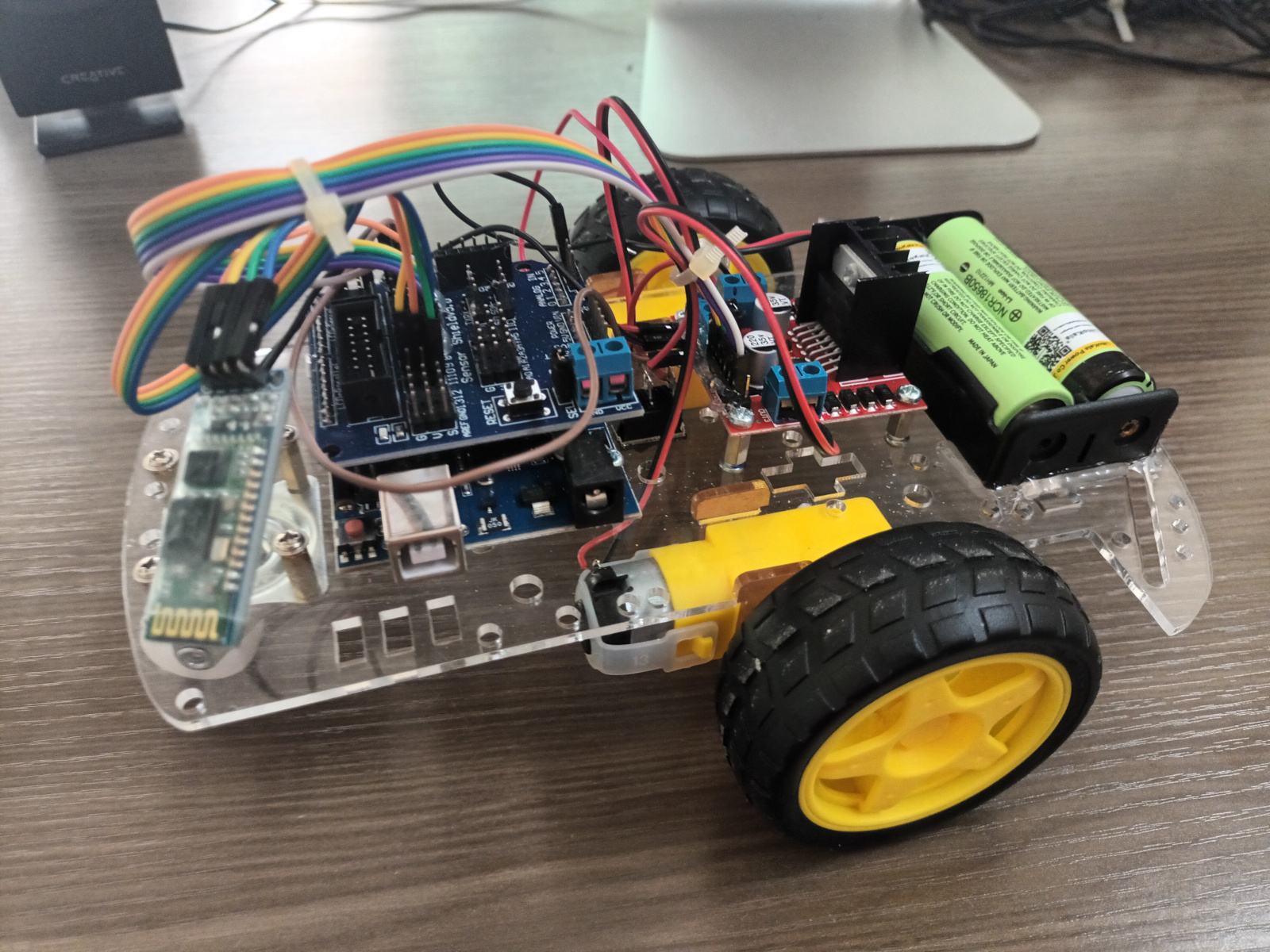 ชุดคิท หุ่นยนต์ Arduino บังคับ ด้วยแอพ บลูทูธ (Bluetooth)