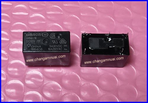 รีเลย์ G5Q-14-12VDC 5 ขา รีเลย์บอร์ดแอร์