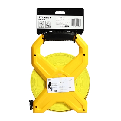 เทปวัดระยะแบบเปลือย สายไฟเบอร์กลาส STANLEY ขนาด 60 เมตร / 200 ฟุต
